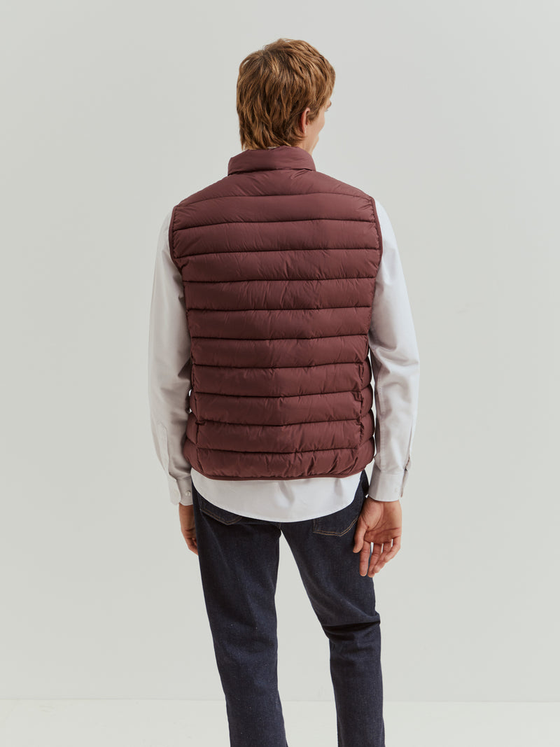 Colete acolchoado gola alta