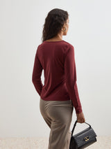 Camisola básica em liocel