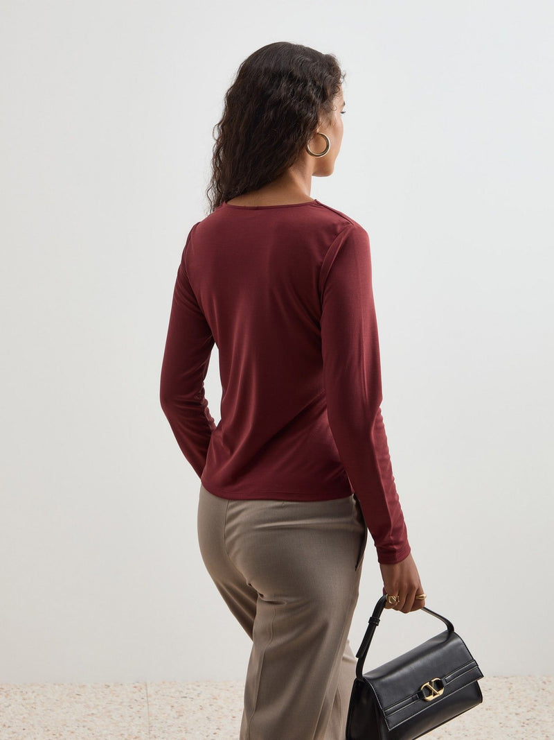 Camisola básica em liocel