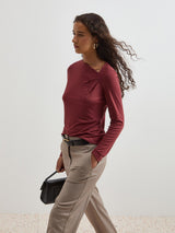 Camisola básica em liocel