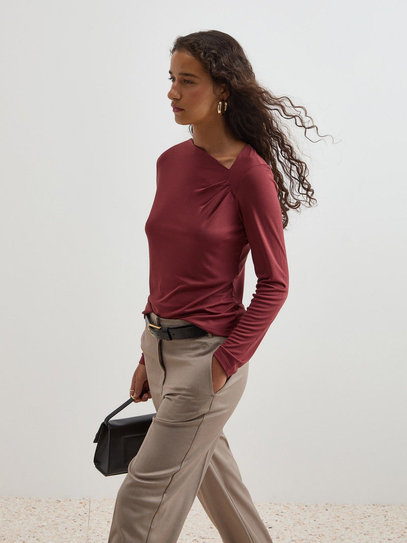 Camisola básica em liocel