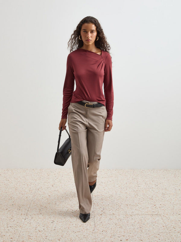 Camisola básica em liocel