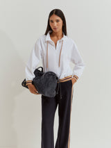 Camisa mangas abalonadas