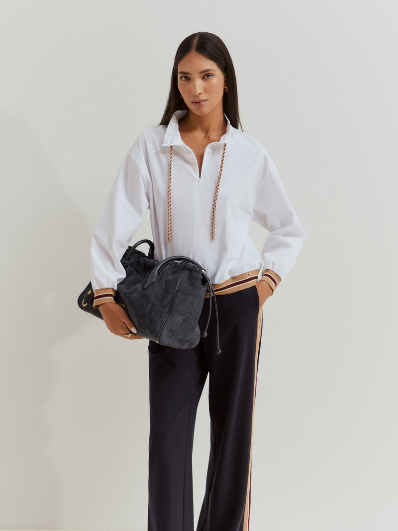 Camisa mangas abalonadas