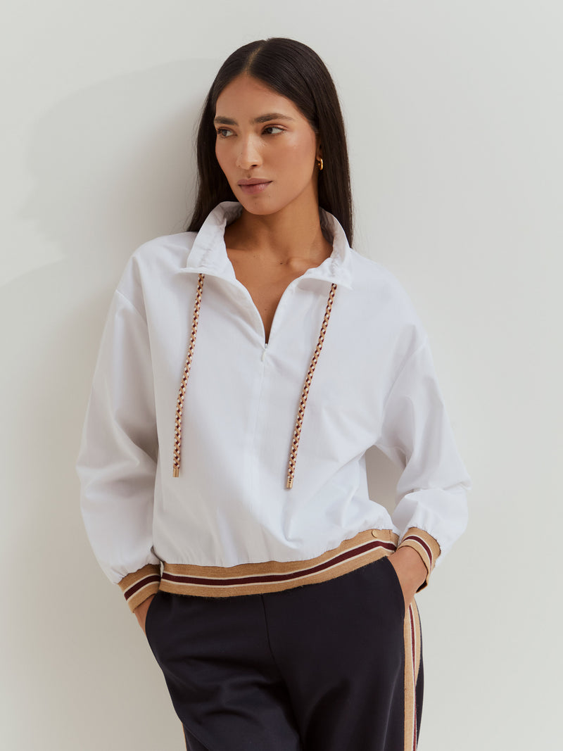 Camisa mangas abalonadas