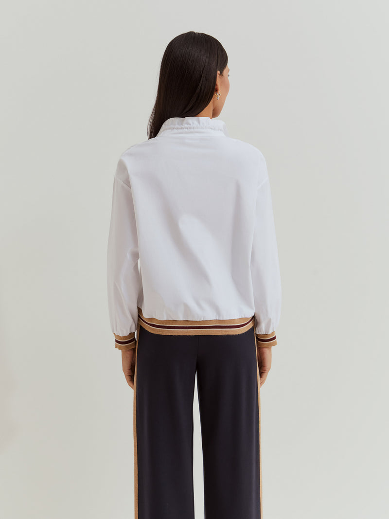 Camisa mangas abalonadas