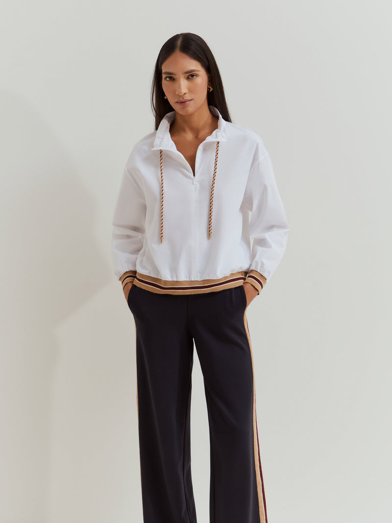 Camisa mangas abalonadas