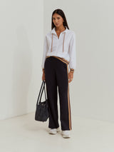 Calças de malha regular fit