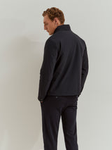 Blusão acolchoado com capuz embutido