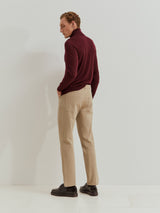 Calças regular fit 5 bolsos