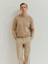 Camisola malha com textura em algodão