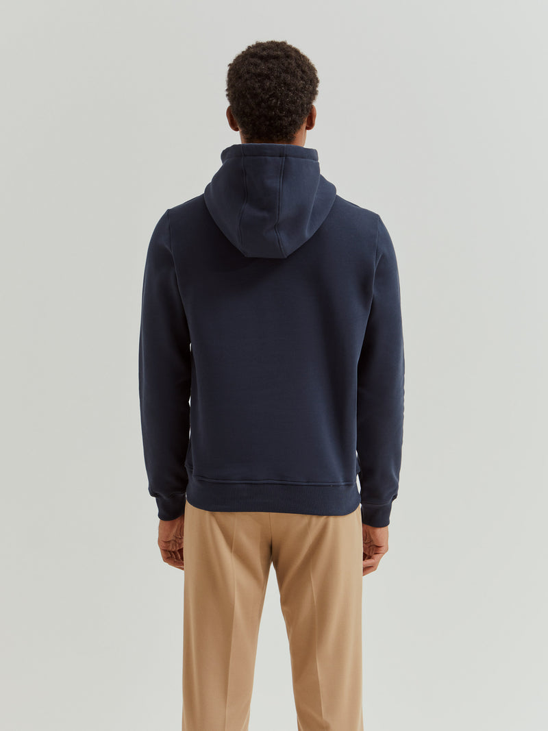 Sweater de algodão com capuz