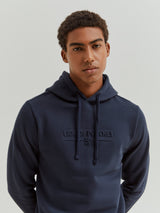 Sweater de algodão com capuz