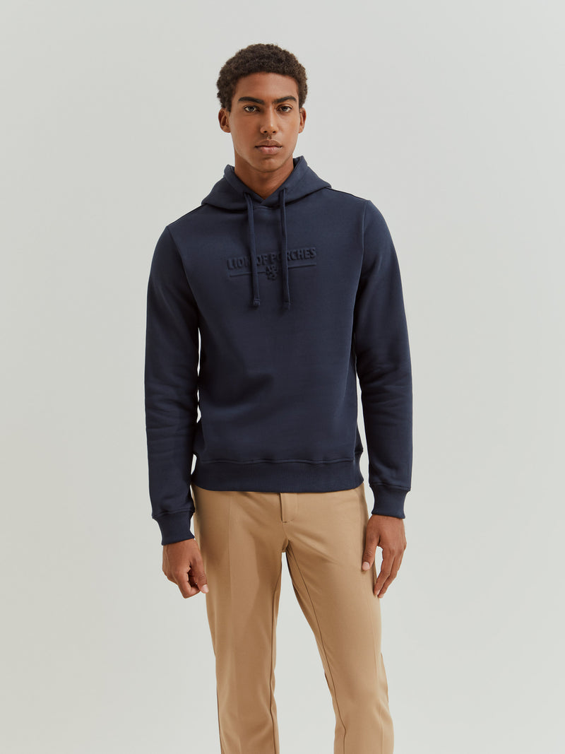 Sweater de algodão com capuz