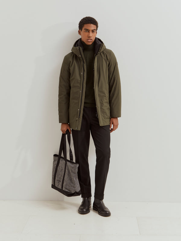 Parka Acolchoada com Capuz