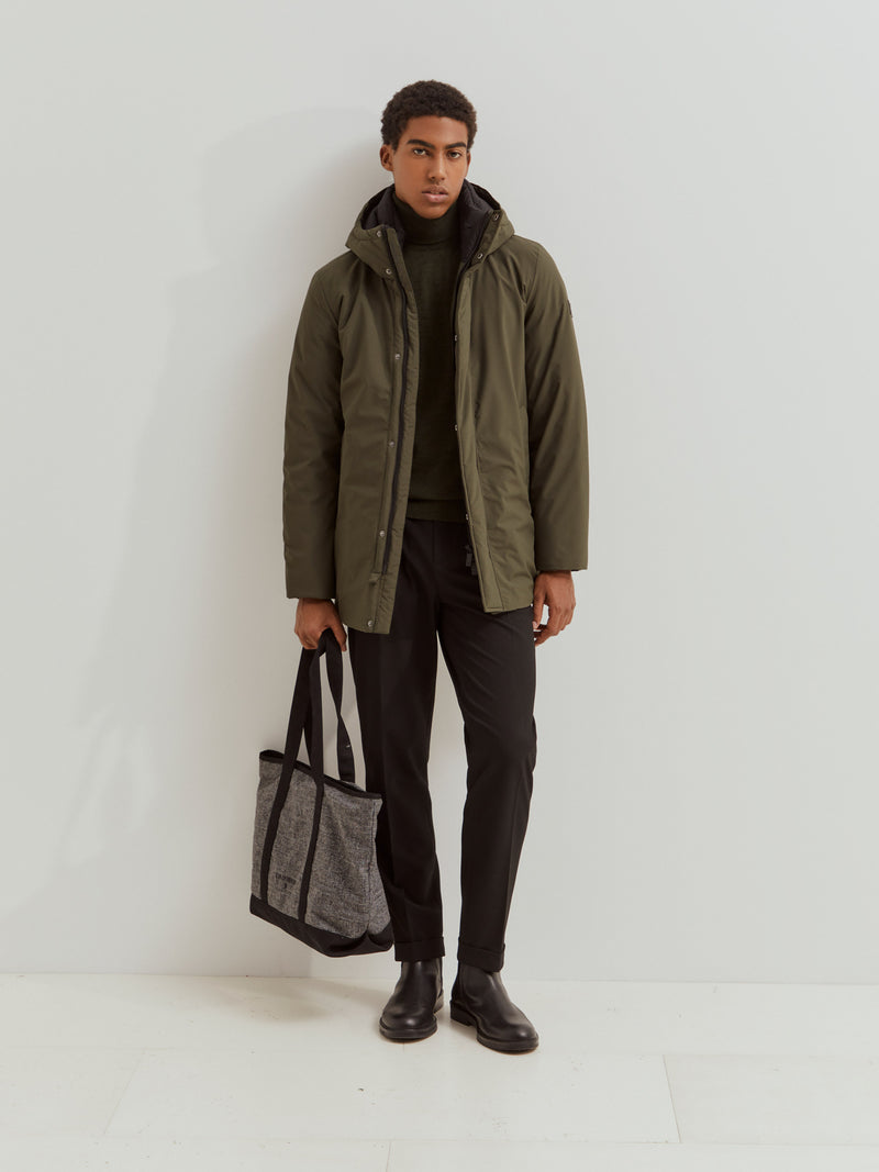 Parka Acolchoada com Capuz