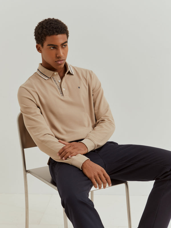 Polo de manga comprida