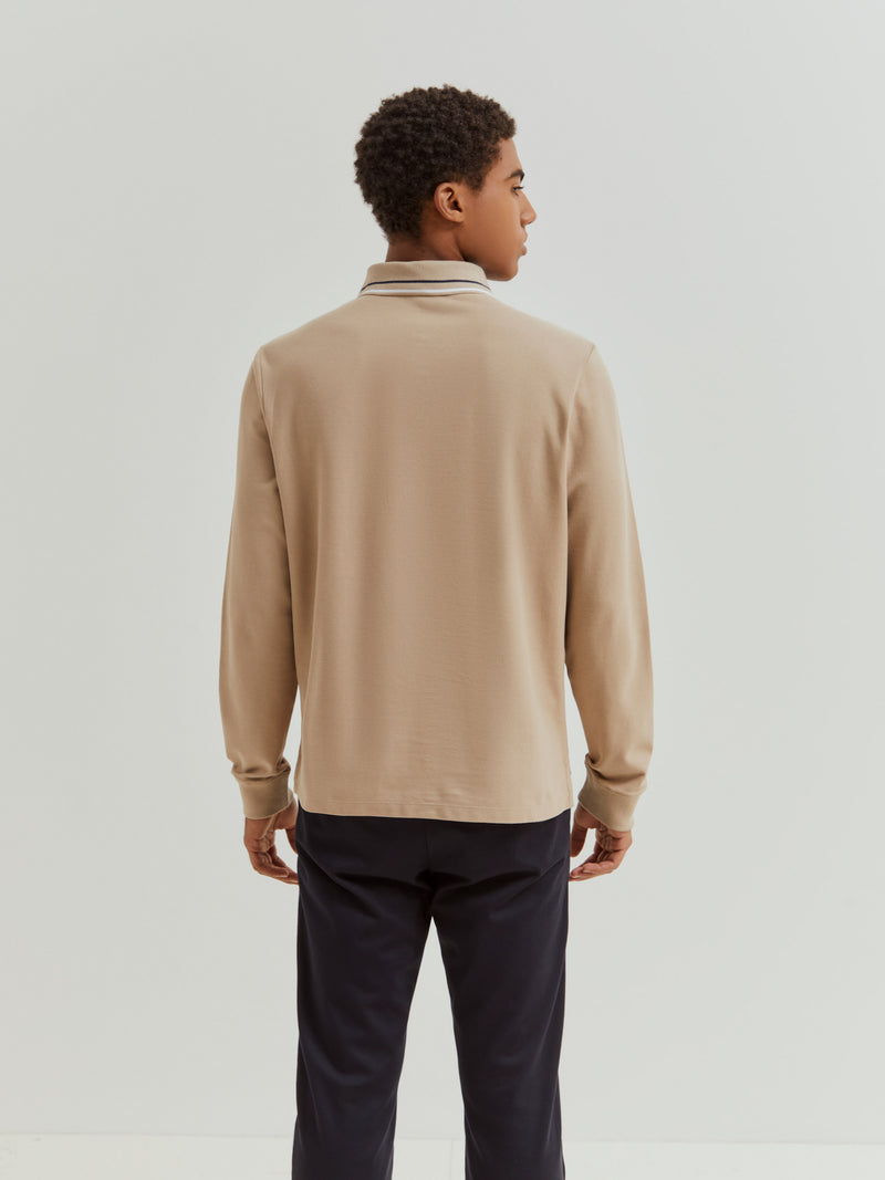 Polo de manga comprida