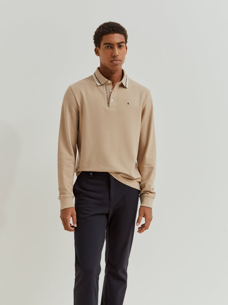 Polo de manga comprida