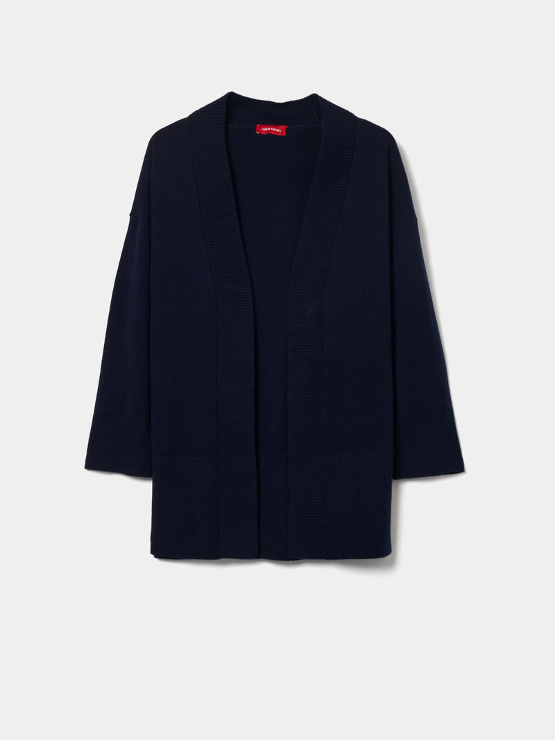 Casaco de malha em lã