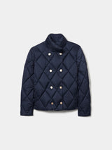 Blusão acolchoado de trespasse