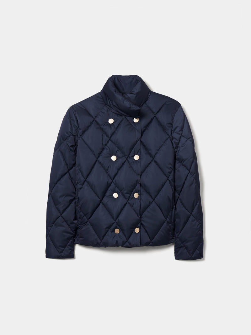 Blusão acolchoado de trespasse