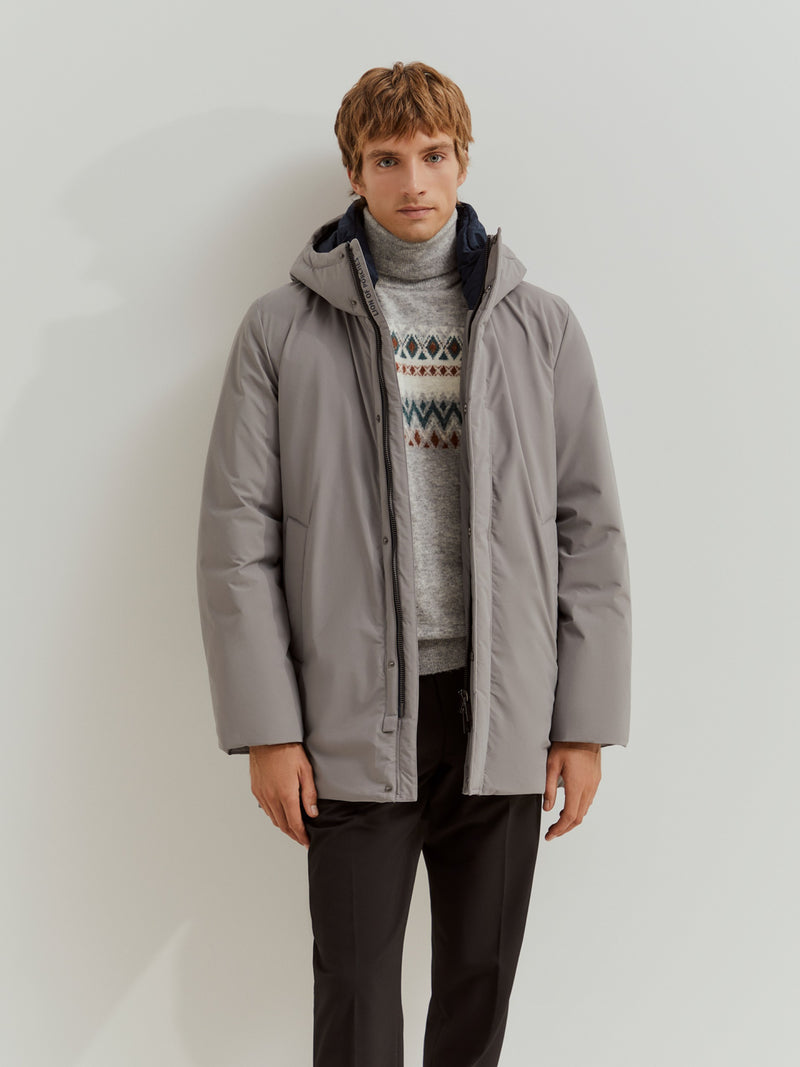 Parka Acolchoada com Capuz