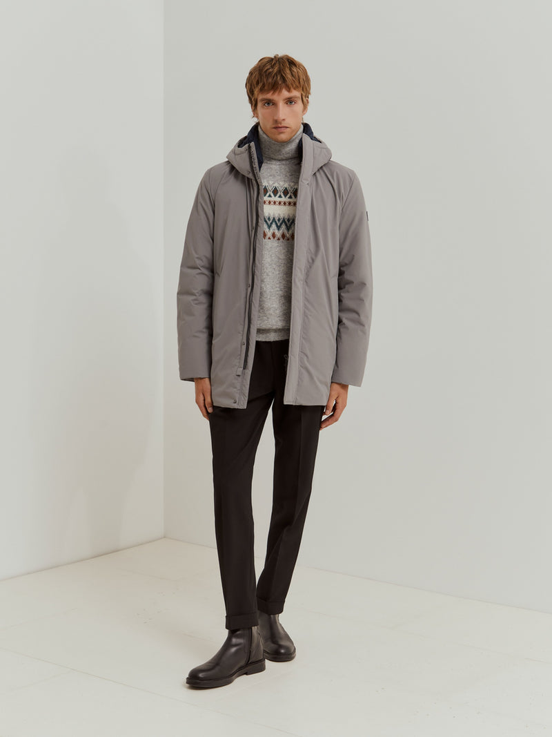 Parka Acolchoada com Capuz