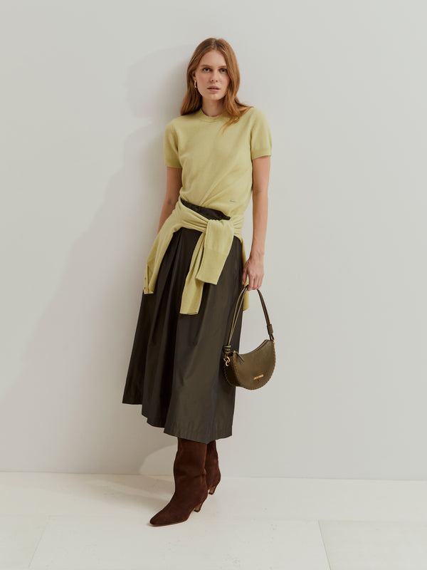 Camisola de malha de manga curta