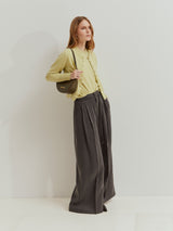 Casaco de malha com mistura de lã e caxemira