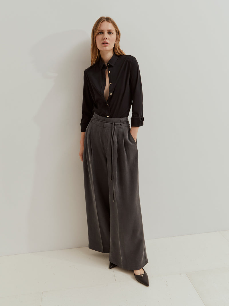 Camisa de malha em algodão