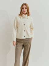 Casaco de malha em lã