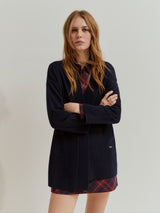 Casaco de malha em lã