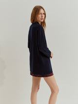 Casaco de malha em lã