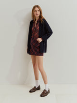 Casaco de malha em lã