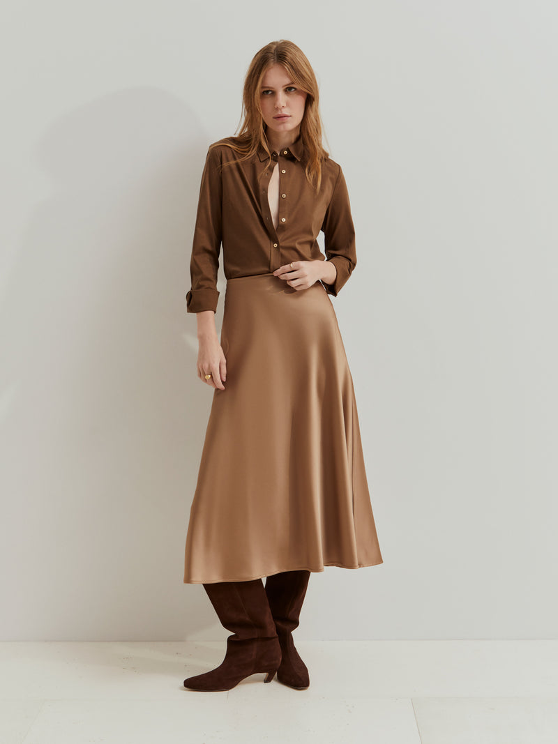 Camisa de malha em algodão