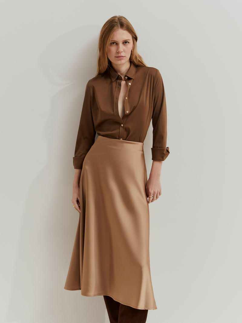 Camisa de malha em algodão