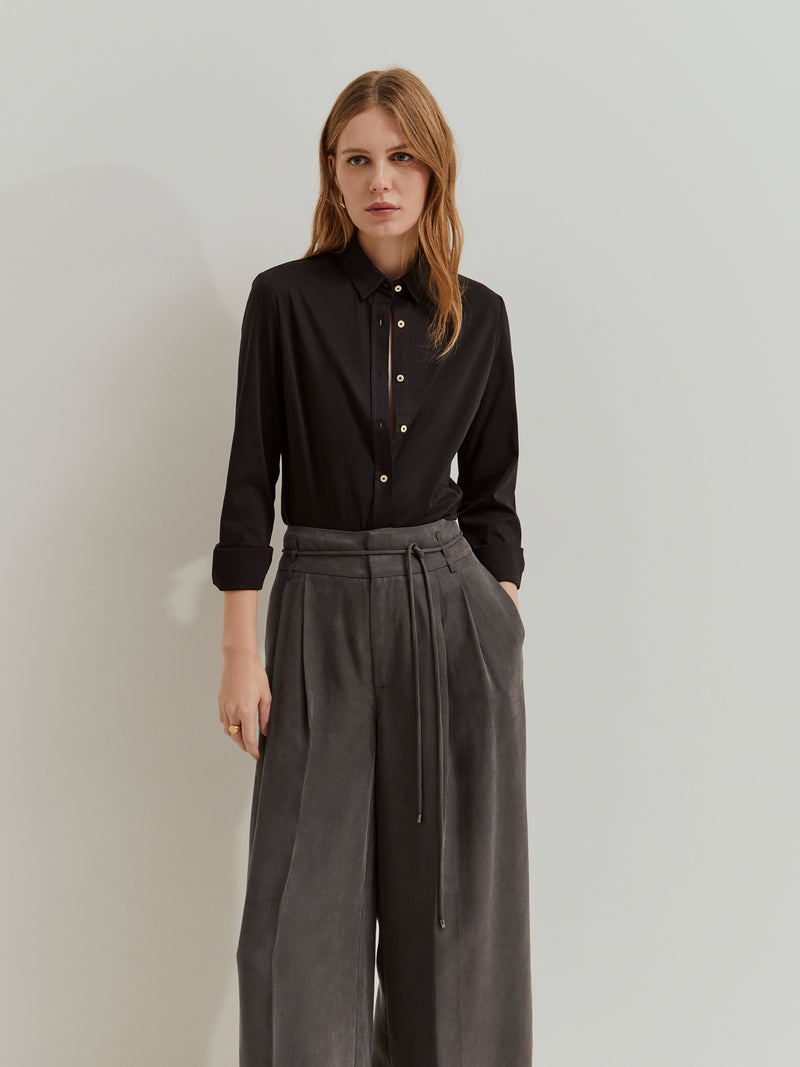 Camisa de malha em algodão