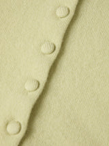 Casaco de malha com mistura de lã e caxemira