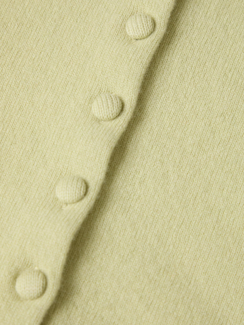 Casaco de malha com mistura de lã e caxemira