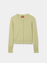 Casaco de malha com mistura de lã e caxemira