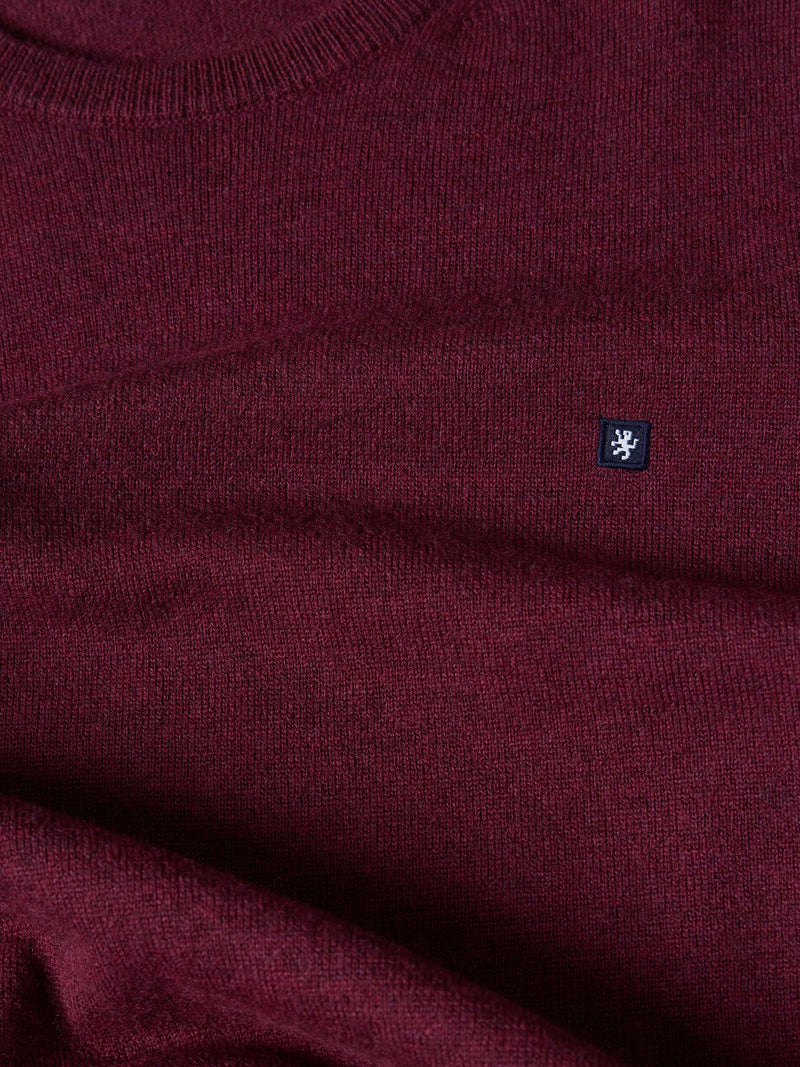 Camisola de lã decote redondo