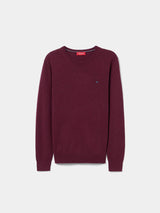 Camisola de lã decote redondo