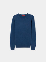 Camisola de lã decote redondo