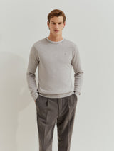 Camisola malha com textura em algodão