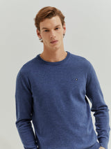 Camisola de lã decote redondo