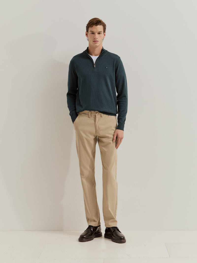 Calças chino regular fit