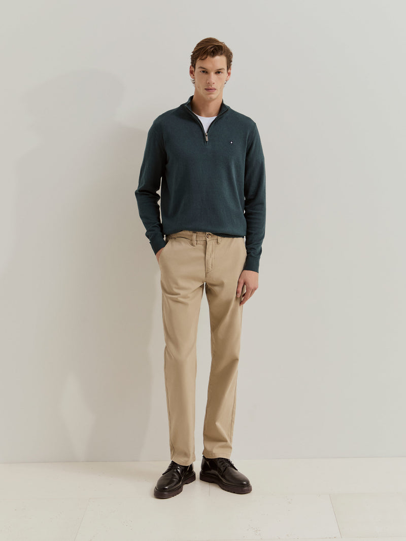 Calças chino regular fit