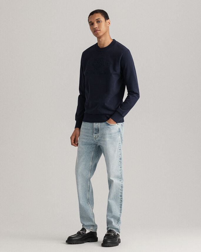 Sweatshirt com decote redondo Tonal Archive Shield