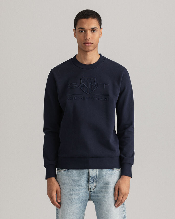 Sweatshirt com decote redondo Tonal Archive Shield
